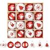 Arbolisse Palline di Natale Bianche e Rosso, 16PCS Decorazioni Albero di Natale, 6cm Palline Plastica con Gancio, Idee Regalo Decorazioni Natalizie per la Casa(7 Tipi Modelli)