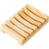 Urbanstrive Portasapone ecologico in legno naturale, portasapone per bagno, biodegradabile, senza spreco, senza plastica, colori legno