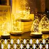 MOYKSRR 2m 20LEDs Micro Catena Di Lampada d'Atmosfera, 15 Pezzi Ghirlanda Luminosa Lucine, Mini Lampada a fili di rame Bianco Caldo per esterni, feste, Natale, decorazione di nozze, DIY, Feste