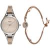 Fossil Orologio Analogico Quarzo Donna con Cinturino in Acciaio Inossidabile ES2830 Bracciale Donna con Cinturino in Acciaio Inossidabile