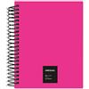 Grafoplás 88546054 Quaderno a spirale, a quadretti, formato A6, 100 fogli, 70 g, Fucsia, Unequal Fluoro