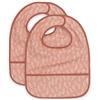 Jollein 029 - 864 - 66028 - Bibs Waterproof Meadow Pink Pack of 2