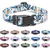 Suredoo Collare per Cani, Nylon Morbido Regolabile Collari per Cani, Gatti, Cuccioli di Taglia Piccola Media Grande (L, Farfalla)