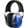 Procase Cuffie Antirumore Bambini, NRR 25dB (SNR 29dB) Cuffie con Pieghevoli Fascia Imbottita per Bambini a Fuoco D'artificio Concerto Aereo Dormire Studiare Teatro Studio -Stella blu