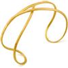 JOI D'ART BRACCIALE DORATO EMBOLIC | Disegnato da Cristina Julià | Joidart | Collezione Embolic | Ottone dorato