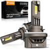 D-Lumina Lampadina H15 LED Canbus,50W 10000LM 6500K Anti-errore Luce abbagliante bianca super luminosa e luce di marcia diurna,Con effetto di raffreddamento tramite ventola, Set da due pezzi