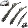 Autopixl 3 pezzi tergicristallo anteriore e posteriore kit spazzole tergicristallo compatibile con Suzuki Swift Hatchback 2004-2010 parabrezza parabrezza finestra 211810