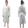 Ischia Tessile Ricami De Vivo Accappatoio Personalizzabile con Nome e Iniziale - Spugna Idrofilizzata - 100% Cotone - Lavabile in Lavatrice - Asciugabile in Asciugatrice - Accappatoio Bagno Doccia (S)