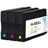 Go Inks 1 Set di 3 C/M/Y Cartucce d'inchiostro per sostituire HP 953 compatibile/non-OEM per Stampanti HP Photosmart (3 Inchiostri)