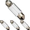 OSRAM Original 12V C5W lampada ausiliaria alogena 6418-02B in Blister doppio, Pacco da 4