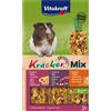 Vitakraft Cracker Trio-Mix Porcellini d'India - 1 x 3 Mix (Miele, Frutta, Noci)