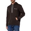 Champion Legacy American Classics - Script Logo Powerblend Fleece Felpa con Cappuccio, Marrone, S Uomo FW23