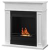 Divina Fire Camino a Bioetanolo Bianco cm.88,6x26,5x h.86,5