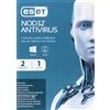 ESET NOD32 Antivirus 2 Dispositivi 1 Anno Garanzia Italia ESD - Full o Rinnovo No Chiavi estere
