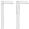 OTOTEC 2PCS Lame per Telecomando Auto a Ribalta HU101 Compatibili con Range Rover Evoque, Range Rover LR2 LR4 Discovery Discover Sport, Lama di Ricambio di Emergenza Non Tagliata