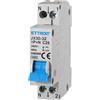 Ettroit Interruttore automatico magnetotermico modulare 1P+N 25A 4.5KA 220V Ettroit