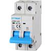 Ettroit Interruttore automatico magnetotermico modulare 2P 6A 6KA 220V Ettroit
