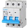 Ettroit Interruttore automatico magnetotermico modulare 3P 20A 6KA 380V Ettroit