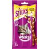 Whiskas 14x36g Ricco di Pollo Sticks Whiskas Snack per gatto