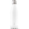 The Steel Bottle - Bottiglia termica in Acciaio Inox, Isolamento sottovuoto a doppia parete, Capacità 500 ml, Chiusura Ermetica, borraccia portatile (Bianca)