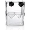 boxtech Acquario Serbatoio di Incubatore, Scatola di allevamento di dell'incubatore della scatola, con scomparto isolante accessori per piccoli pesci, gamberetti, pesci pagliaccio, guppy (M)