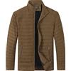Kobilee Giubbotto Uomo Primaverile Trekking Leggero Piumino Cerniera Elegante Cotone Casual Giacca Invernale Giubbotto Trapuntato Antivento Ripiegabile Montagna Imbottita Giacca Mezza Stagione