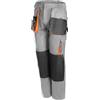 lepni.me Pantaloni da Lavoro Uomo Elasticizzati | Abbigliamento Cargo Multitasche con Ginocchiere | Pantalone Trekking Pittori Meccanico Elettricista (M Grigio Senza Stampa)