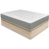 DUÉRMETE ONLINE - Pack materasso viscoelastico viscotec + letto legno apribile ad alta capacità | colore cambria 90 x 190