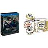 Warner Home Video Harry Potter Collection (Standard Edition) (8 Blu-Ray) + Asmodee Italia- Dobble Harry Potter Gioco da Tavolo, Colore, 8243