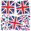 Baker Ross PJ116 Make Your Own Union Jack - Set di 5 sottobicchieri a tema britannico, per bambini
