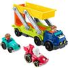 Fisher-Price - Little People Set Rampa Acrobazie, Autotrasportatore con 2 Veicoli Inclusi, Giocattolo per Bambini 18+ Mesi, HBX23