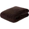 Brandsseller Coperta di Finta Pelliccia 150 x 200cm Coperta Accogliente Coperta di copriletto Marrone