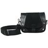 Kate Lee sac Porté Bandoulière en Cuir Anessi Cov Noir, Borsa a Tracolla in Pelle Nero Donna, Medium