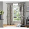 Dreams & Drapes Design Averie - Coppia di tende plissettate con fermatenda, 117 x 183 cm, colore: Blu