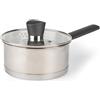 Russell Hobbs RH01162EU Excellence Collection pentola da 16cm con coperchio in vetro, acciaio inox, finitura lucida a specchio, compatibile a induzione, lavabile in lavastoviglie