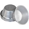 Mali's 43029 - Stampi per Pasteis De Nata, 6 stampi, Ø 6,4 cm x H 2,5 cm, in alluminio non rivestito, argento