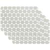 Venilia Grey Stampate Caline Grigio, Tavola, Tovaglietta per Sala da Pranzo, a Prova di Cibo, 4 Pezzi, 30 x 450 cm, 59042, 30 x 45 cm, 4 unità