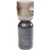 Kare Design vaso Duo marrone grigio, portafiori, centrotavola, decorazione casa, stile boho, 38cm (A)