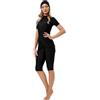 BaJooruly Short Sleeve Swimsuits for Women Modest 3 PCS Full Cover Rash Guard Burkini Arabic Swimwear(XS,J6)