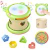 tumama Musicale Giocattolo per Neonati,Strumenti Musicali per Bambini,Tamburo Giocattolo Regali per Neonati Bambina Neonata
