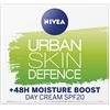 NIVEA Daily Essentials Urban Skin Defence +48H Moisture Boost Day Cream (50ml), crema viso giorno idratante SPF 20, contiene antiossidante e estratto di tè verde bio