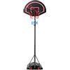 VEVOR VEVOR Canestro da Basket con Tabellone Altezza Regolabile  152,4-213,4cm Base con Ruote, Kit di Canestro Basket Portatile da Esterno  Altezza Regolabile per Bambini Adulti, Canestro Basket con Tabellone