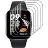 Stejnhge Pellicola Idrogel Proteggi Schermo per Xiaomi Redmi Watch 3 Active/Redmi Watch 3 Lite, [5 Pezzi] TPU Senza Bolle Trasparente HD Morbido Schermo Protettivo [Non Vetro]