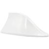 Heart Horse universale per auto pinna di squalo antenna copertura AM/FM segnale antenna Trim, pinna tetto antenna base per auto SUV camion furgone (bianco)