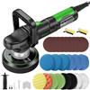 Ginour 900W Lucidatrice Auto, Ginour Lucidatrice per Auto 6400 Giri/min, 6 Velocità Regolabili, Maniglia a D e Impugnatura Laterale, platorello da 150 mm / 6 pollici