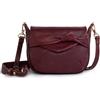 Kate Lee Bordeaux, Borsa a Tracolla in Pelle Leani Donna, Small