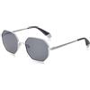 Polaroid PLD 6067/s Occhiali da Sole, Bianco, 53 Unisex-Adulto