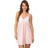 Nanxson Donna Incubi di Cotone Sexy Pizzo Chemizzatore Biancheria da Letto A Maglia Piena Usura da Notte Vittoriana(L,Rosa)