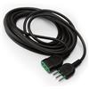 Ekon prolunga lineare, 5 metri, presa italiana 10A, spina italiana, Made in Italy, 1400W, nero