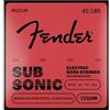 Fender 7250M Corde Basso Elettrico Nickel Roundwound Medium 45-105 | Corde per basso elettrico, suono brillante e incisivo, avvolgimento tondo nichelato, calibro medio 45-105